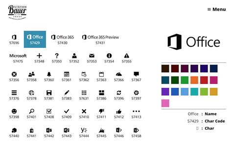 Office 365 Icon font documentation | Stefan Bauer - N8D