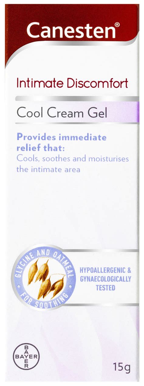 Canesten Intimate Discomfort Relief Cool Cream Gel 15g - Galluzzo's Chemist