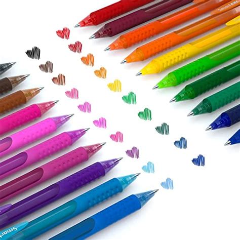 Smart Color Art 40 Pack Set, 20 Colored Gel Pens With 20 Matched ...