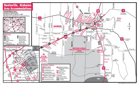 Huntsville Alabama Tourist Map - Huntsville Alabama • mappery