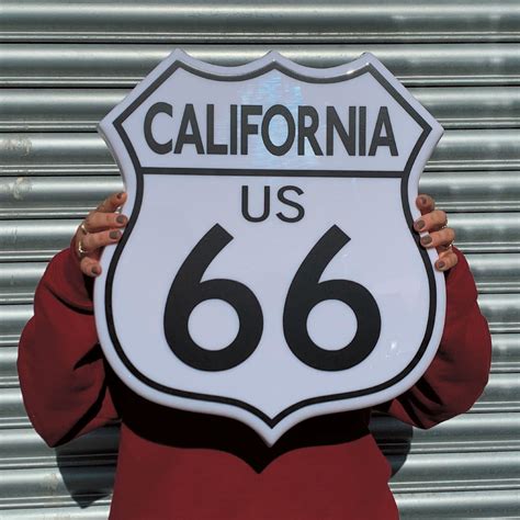 Route 66 'CALIFORNIA' - LED Wall Signs