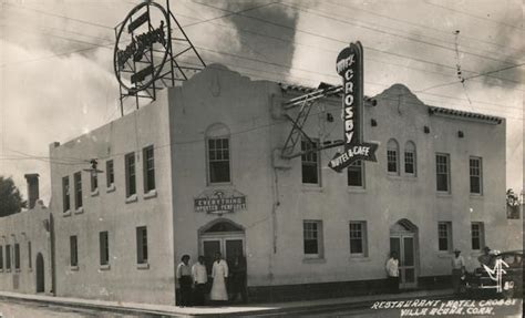 Crosby Restaurant and Hotel Villa Acuna, Mexico Postcard