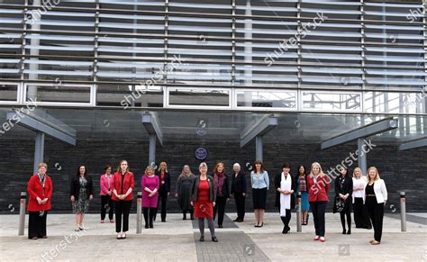 Welsh Labour Female Elected Members Senedd Editorial Stock Photo ...