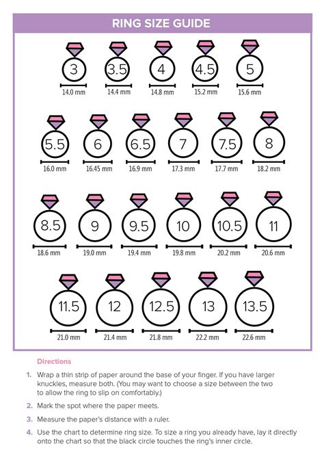 Printable ring sizer tool - tyredflip