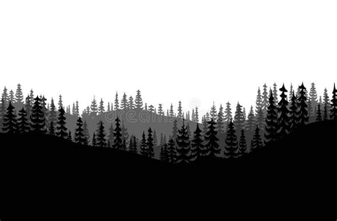 Forest background vector stock illustration. Illustration of drawing - 106106550