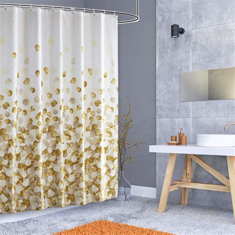 13 Unique White and Gold Shower Curtains That You Will Love – AprylAnn