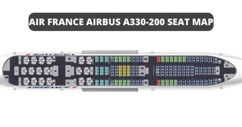 Airbus A330-200 Seat Map With Airline Configuration