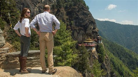 Prince William and Kate Enjoy Romantic Trek to Tiger's Nest Monastery - ABC News