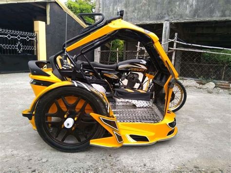 Pinoy design Tricycle of the Philippines. | Motorcycle sidecar, Sidecar ...