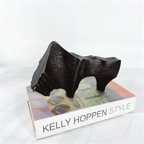 Modern Bull Sculpture Contemporary Abstract Design Ideal Bull Figurine ...