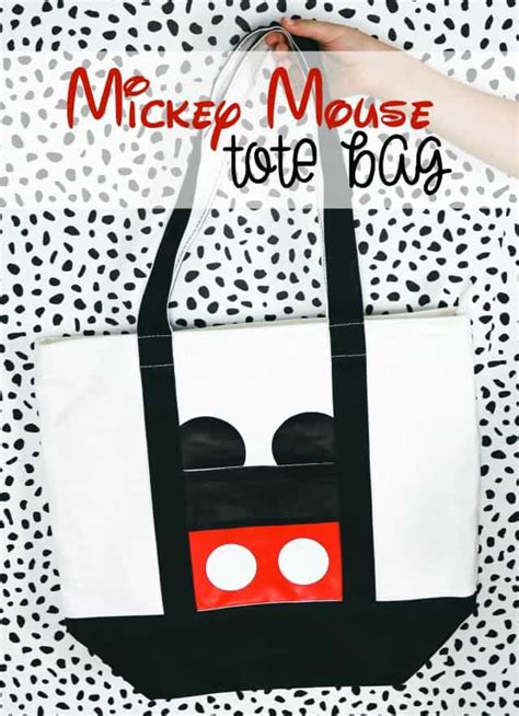 Mickey Mouse Tote Bag - Girl Loves Glam