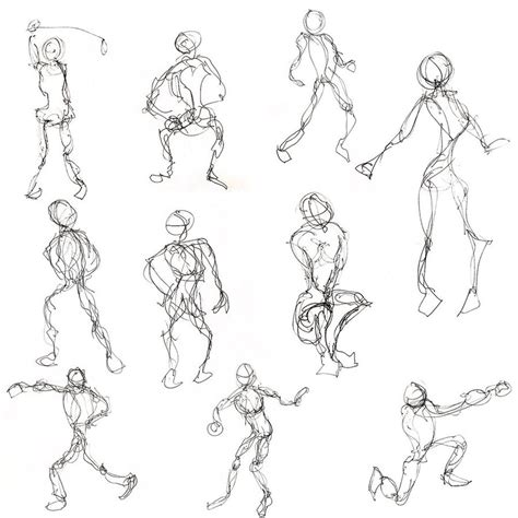 Basic Drawing 1: Examples of Gesture Drawing from the web