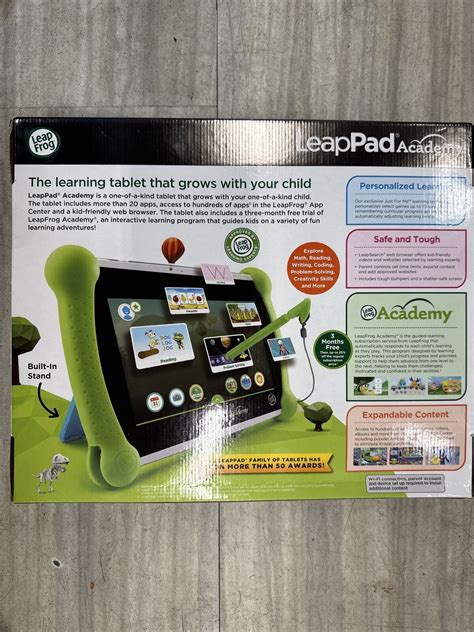 LeapFrog LeapPad Academy 16GB Tablet - Green | eBay