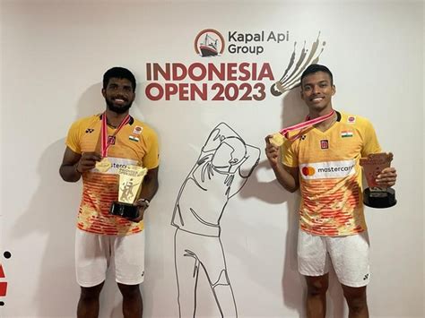 Indian Duo Satwik and Chirag Make History with Indonesia Open Doubles Victory