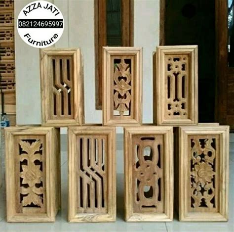 Jual loster lubang angin angin rumah ukir jati di Lapak Azza Jati ...