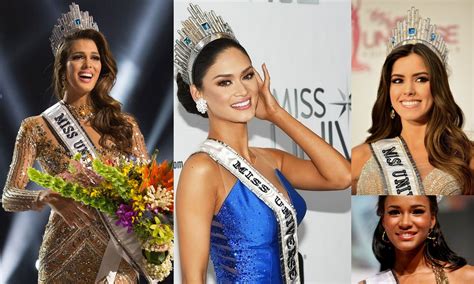 Miss Universe Winners List With Pictures