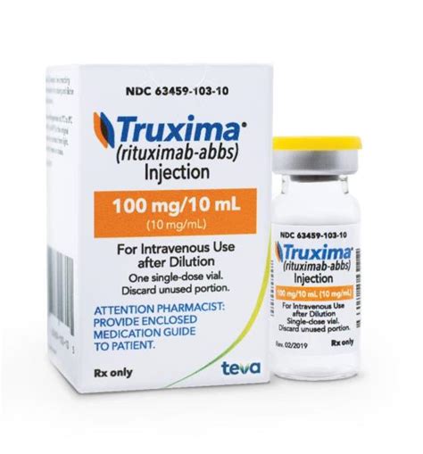 Truxima 100 mg/10 mL (10 mg/mL) single-dose vial Images - Pill Identifier