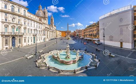 Aerial View of Navona Square, Piazza Navona, in Rome, Italy. Editorial Stock Image - Image of ...