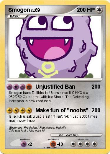 Pokémon Smogon 5 5 - Unjustified Ban - My Pokemon Card