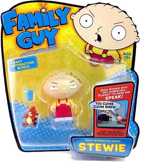 Family Guy Voice Activated Series 1 Stewie Action Figure Playmates - ToyWiz