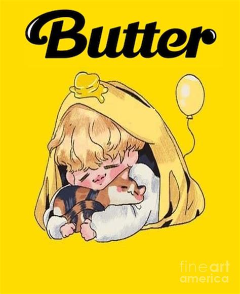 Bts Butter Drawing by Sun Tsuki - Fine Art America