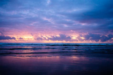 Oregon Coast sunset during very stormy October conditions. [OC ...