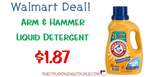 Arm & Hammer Liquid Detergent - ONLY $1.87 at Walmart! | Liquid ...