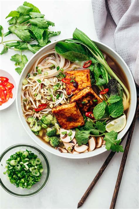 Vegetarian Pho Soup (Vietnamese Noodle Soup) - My Food Story