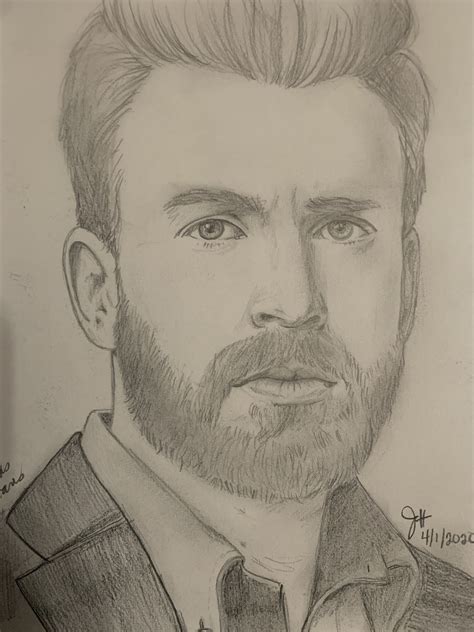 Chris Evans Drawing