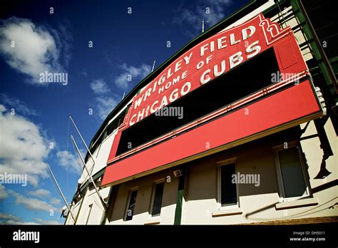 The Wrigley Field Baseball Stadium is Home of the Chicago Cubs since ...