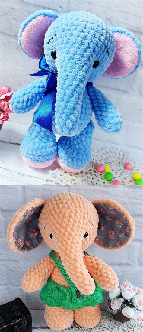 Free Amigurumi Elephant Crochet Patterns ⋆ Crochet Kingdom