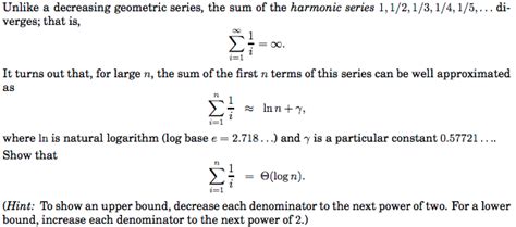 linear algebra - Summation of harmonic series. - Mathematics Stack Exchange