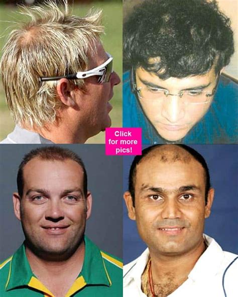 Sourav Ganguly, Jacques Kallis, Virender Sehwag, Doug Bollinger- 10 ...