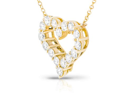 Tiffany & Co Diamond Heart Pendant Necklace - Prestige Online Store - Luxury Items with ...