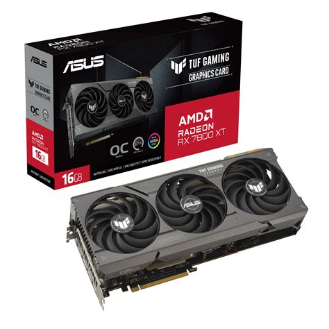 Amazon.com: ASUS TUF Gaming Radeon™ RX 7800 XT OC Edition 16GB GDDR6 (PCIe 4.0, 12GB GDDR6, HDMI ...