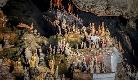 The Pak Ou Caves Of The Mekong River: Tham Ting And Tham Theung ...