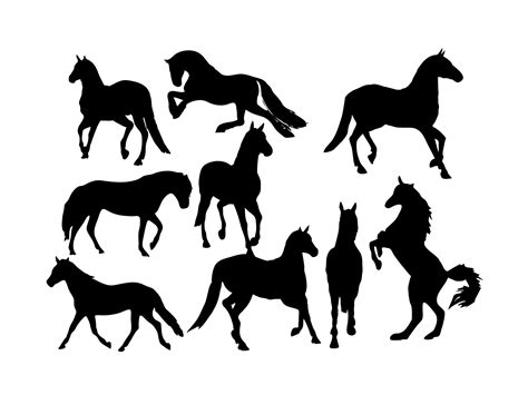 Horse Silhouette Vector Art, Icons, and Graphics for Free Download