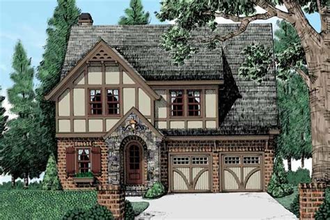 House Plan 8594-00204 - Tudor Plan: 2,806 Square Feet, 4 Bedrooms, 3.5 Bathrooms | Tudor house ...