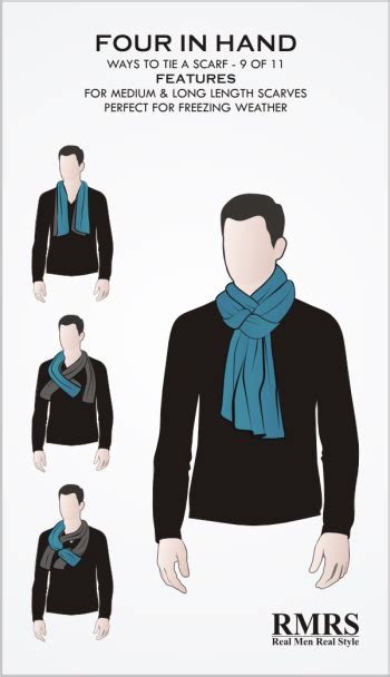 3 Masculine Ways To Wear Scarves | How To Tie A Manly Scarf Knot Scarf ...