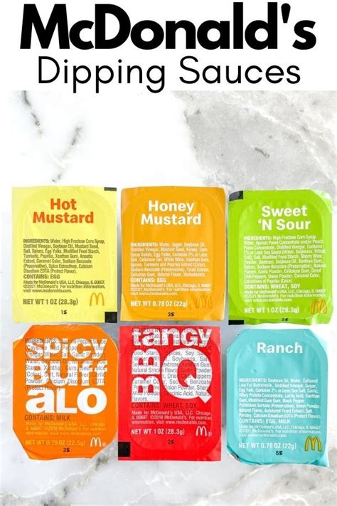 McDonald's Dipping Sauces | Recipe | Mcdonalds bbq sauce recipe, Barbecue sauce chicken, Tangy ...