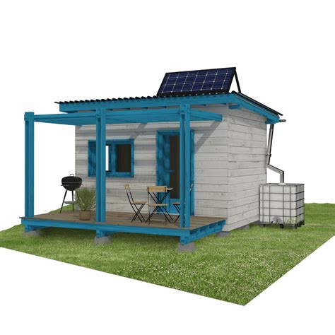 Small Off-Grid Cabin Plans- Pin-Up Houses