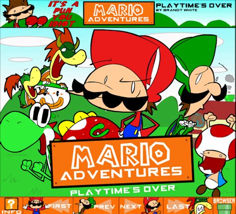 Mario Adventures 'Boxing Match' - Play Online on Flash Museum 🕹️