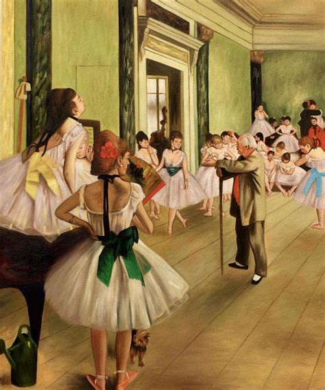 Degas Reproduction Painting: Degas The Dance Class