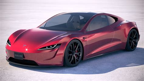 Tesla roadster 2020 model - TurboSquid 1240895