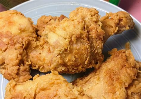 Resep Ayam Kentucky Crispy Wajib Recook 👩‍🍳😬 oleh Rachmawati Retno Dewi - Cookpad