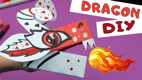 Diy Paper Dragon Puppet Tiktok How To Make Paper Dragon Paper Toy Origami Paper Toy – Otosection