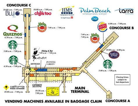 Green bay airport terminal map