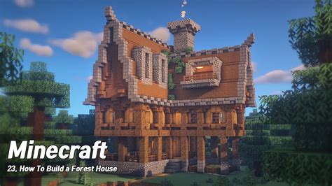 Minecraft:How to build a Forest House/minecraft healing tutorial - YouTube