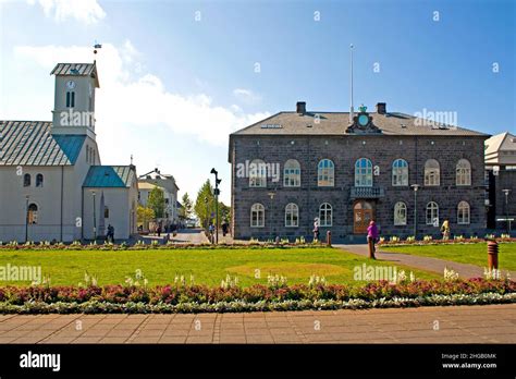 Parliament Building, Old Town, Reykjavik, Iceland Stock Photo - Alamy