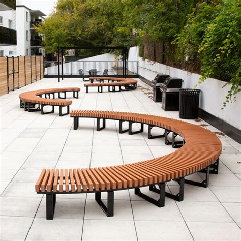 Outdoor Commercial Bench CAB-602 / Patio Benches - Canada